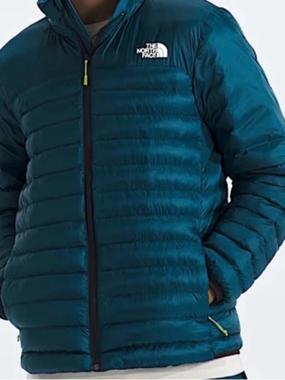 The North Face Men's Midnight Petrol With White Logo Rolls Into Carry Pouch